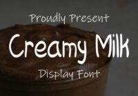 Creamy Milk Font - Featured Image