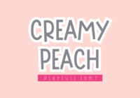 Creamy Peach Font - Featured Image