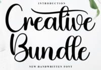 Creative Bundle Font - Featured Image