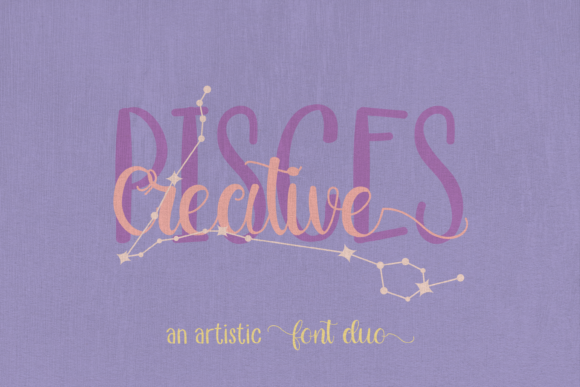 Creative Pisces Duo Font - Featured Image