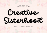 Creative Sisterhood Font - Featured Image