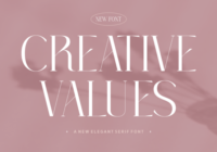 Creative Values Font - Featured Image