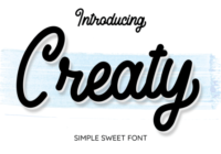 Creaty Font - Featured Image