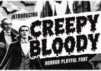 Creepy Bloody Font - Featured Image