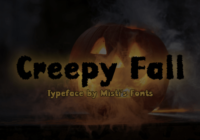 Creepy Fall Font - Featured Image