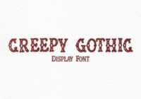 Creepy Gothic Font - Featured Image