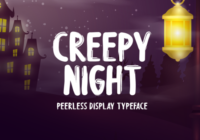 Creepy Night Font - Featured Image