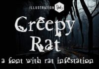 Creepy Rat Font - Featured Image