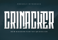 Crinacker Font - Featured Image