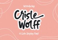 Crisle Wolff Font - Featured Image