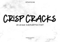 Crisp Cracks Font - Featured Image