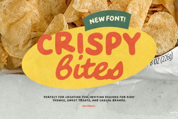 Crispy Bites Font - Featured Image