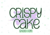 Crispy Cake Font - Featured Image