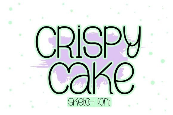 Crispy Cake Font - Featured Image