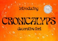 Cronicalypse Font - Featured Image