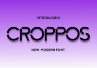 Croppos Font - Featured Image