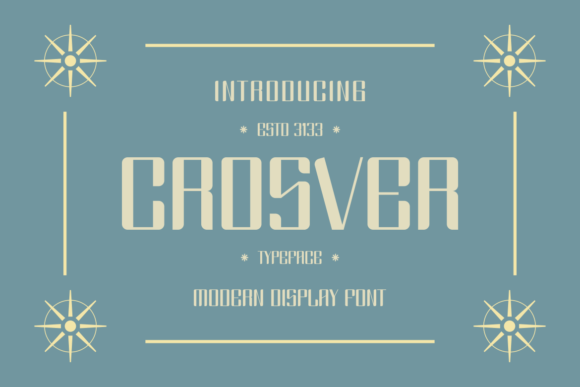 Crosver Font - Featured Image
