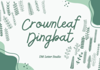 Crownleaf Dingbat Font - Featured Image