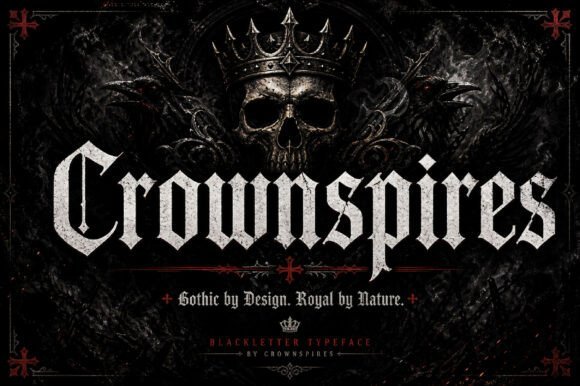 Crownspires Font - Featured Image