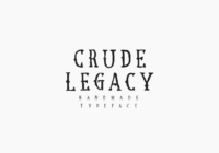 Crude Legacy Font - Featured Image