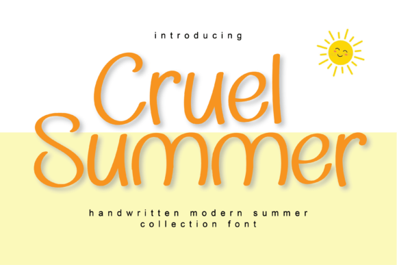 Cruel Summer Font - Featured Image