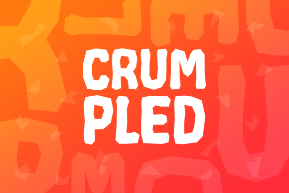 Crumpled Font - Featured Image
