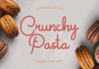Crunchy Pasta Font - Featured Image