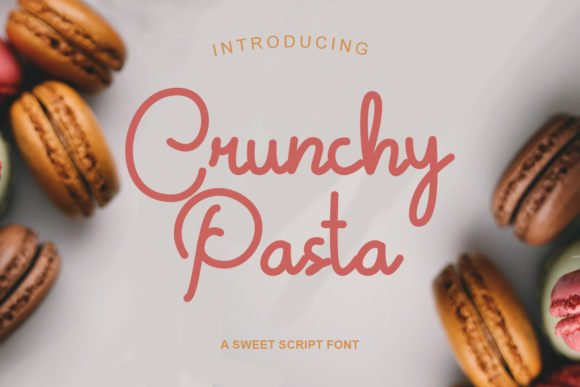 Crunchy Pasta Font - Featured Image