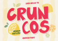 Cruncos Font - Featured Image