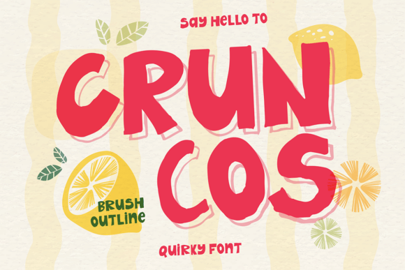 Cruncos Font - Featured Image