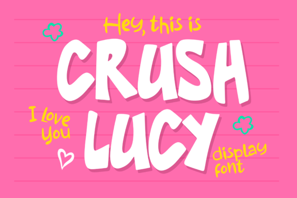 Crush Lucy Font - Featured Image