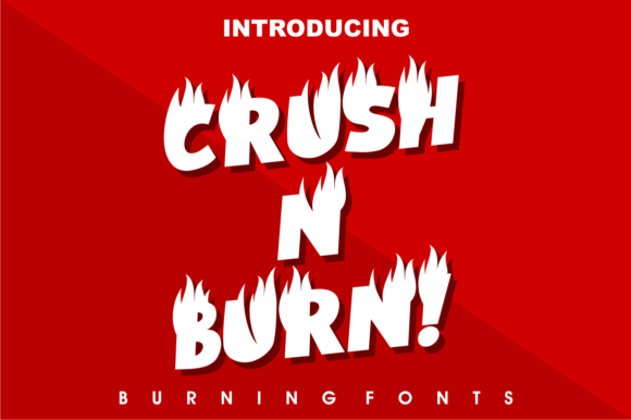 Crush N Burn! Font - Featured Image