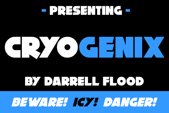 Cryogenix Font - Featured Image