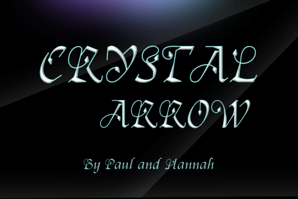 Crystal Arrow Font - Featured Image