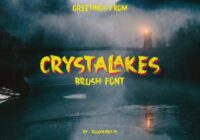 Crystalakes Brush Font - Featured Image