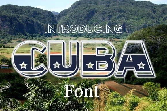 Cuba Font - Featured Image