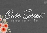 Cubs Script Font - Featured Image
