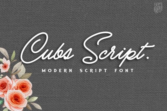 Cubs Script Font - Featured Image