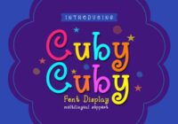 Cuby Cuby Font - Featured Image