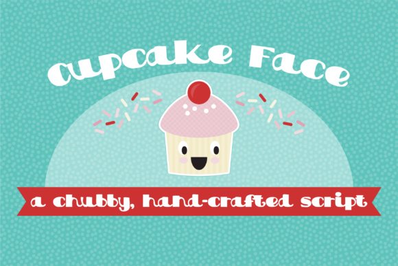 Cupcake Face Font - Featured Image