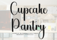 Cupcake Pantry Font - Featured Image