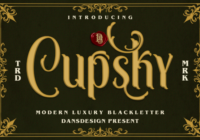 Cupsky Font - Featured Image