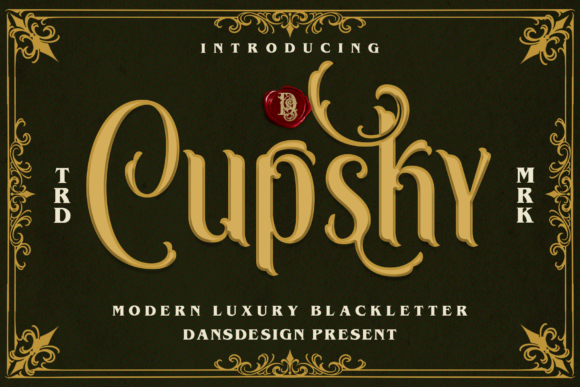 Cupsky Font - Featured Image