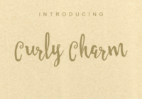 Curly Charm Font - Featured Image