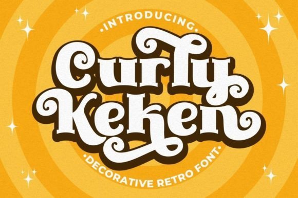 Curly Keken Font - Featured Image