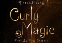 Curly Magic Font - Featured Image