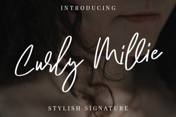 Curly Millie Font - Featured Image