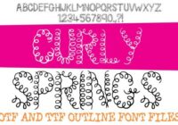 Curly Springs Font - Featured Image