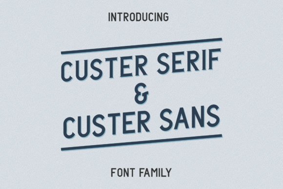 Custer Family Font - Featured Image