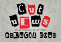 Cut News Font - Featured Image